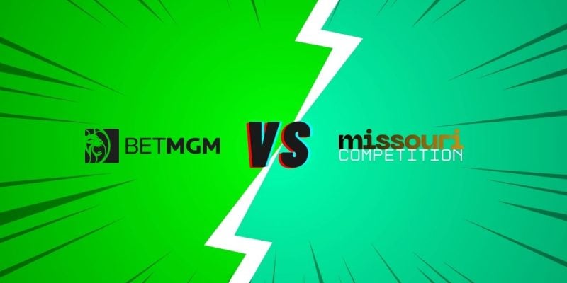 Comic Style Bright Green Background with BetMGM Logo and 