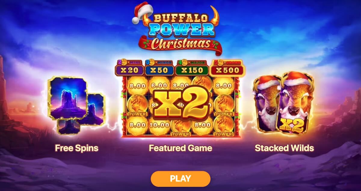 Buffalo Power Christmas playscreen