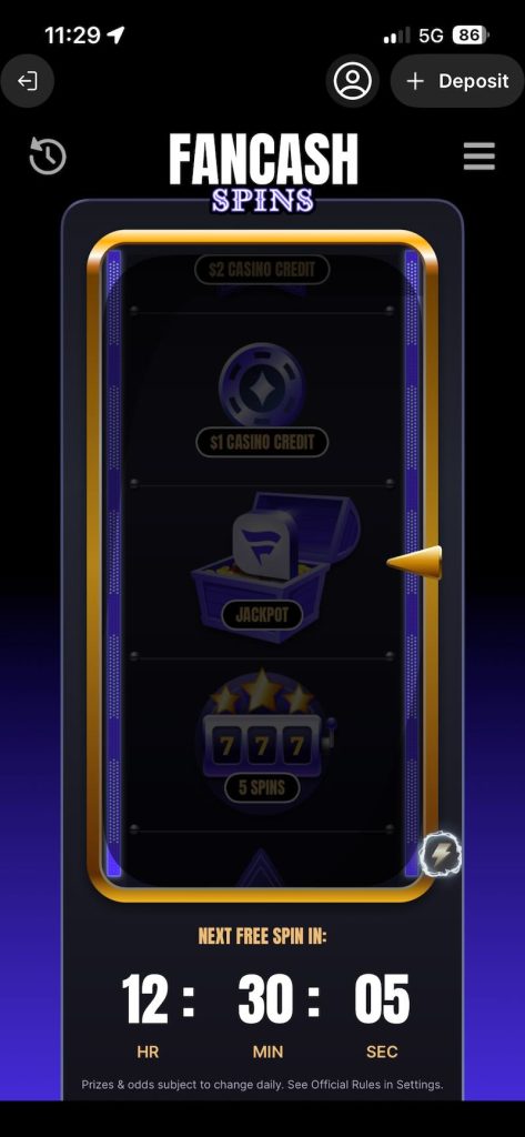 Fancash-spins-at-fanatics-casino