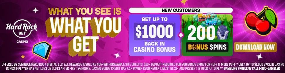 Hard Rock Bet online casino promo for Michigan Launch Dec. 2025