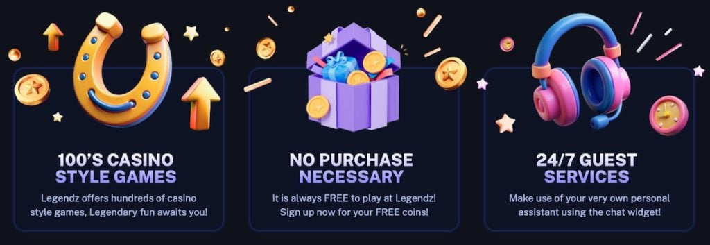 Legendz no purchase necessary