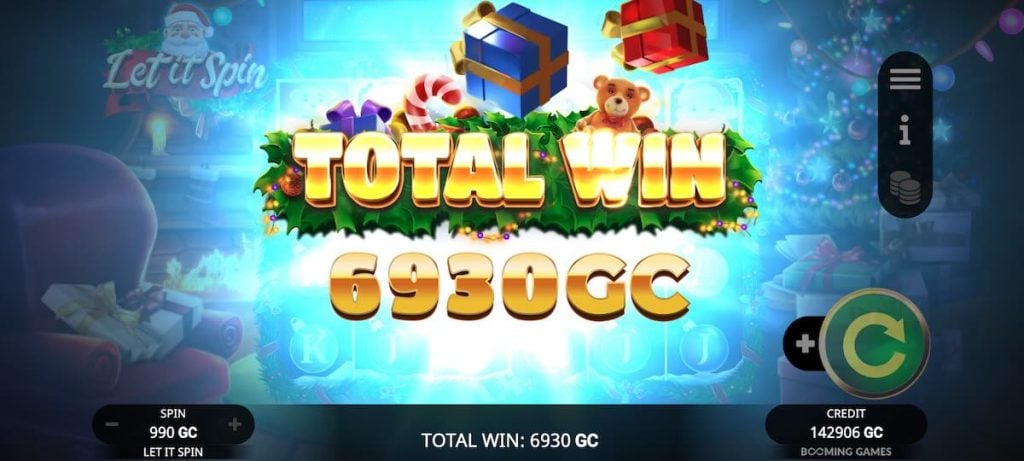 Let It Spin total win