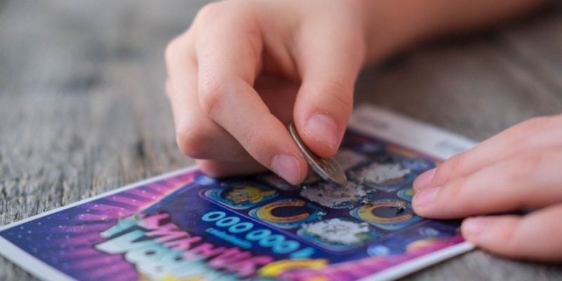 Texas Lottery warning against gifting lottery tickets to minors.