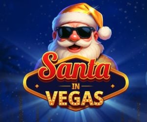 Santa in Vegas slot game tile