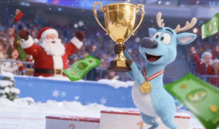 Spree Casino December 2025 Festive Calendar Image