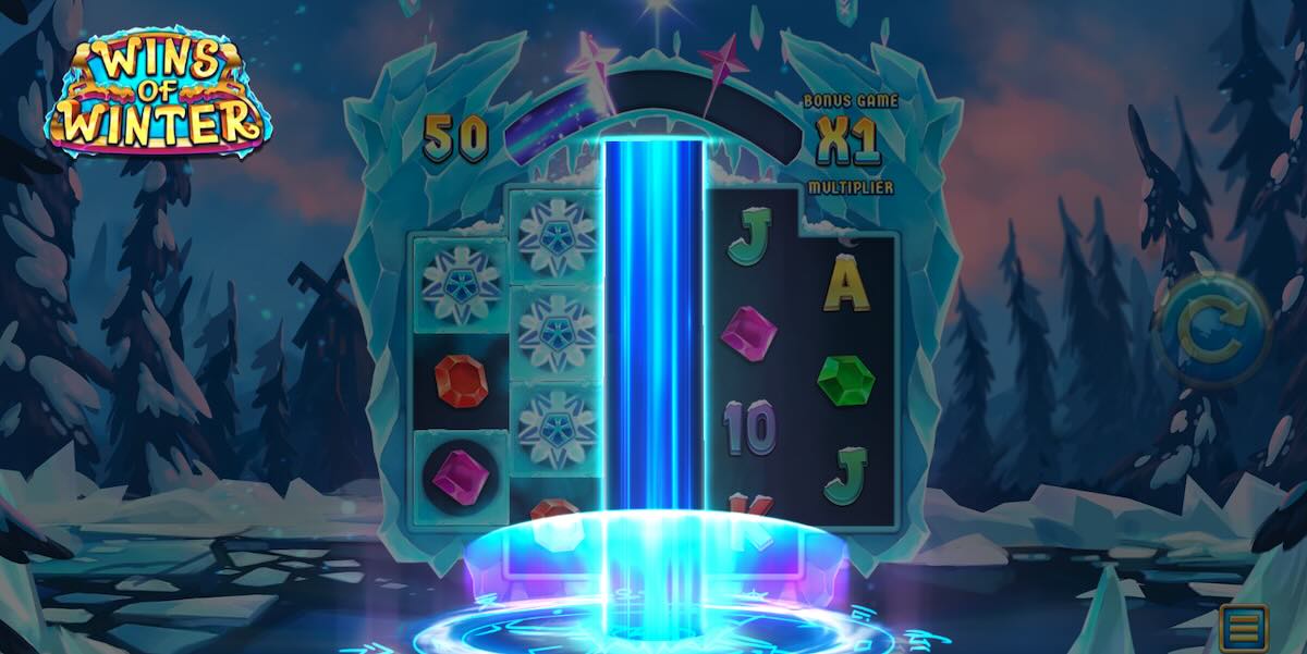 Wins of Winter slot progress meter
