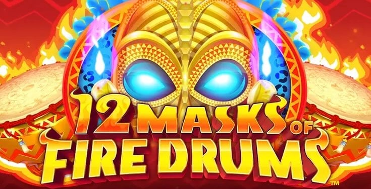 12 Masks Fire Drums slot