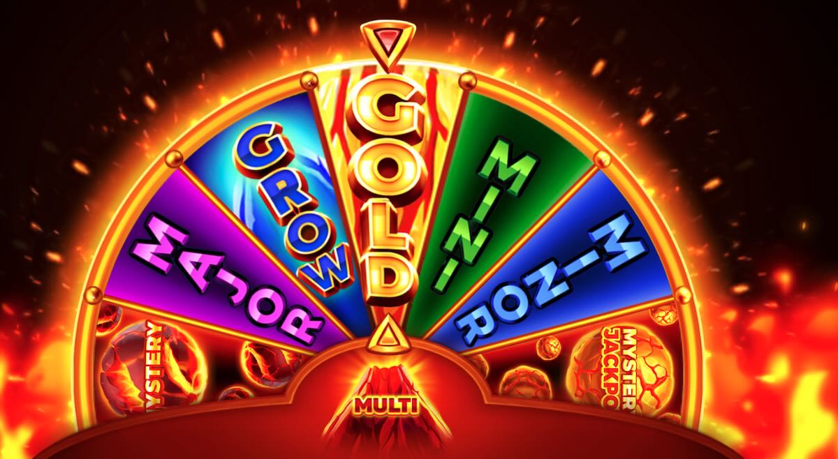 3 super coin volcanoes slot with bonus wheel