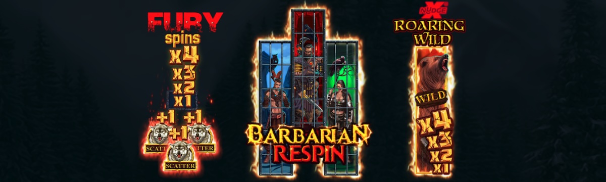 Barbarian Fury slot special features