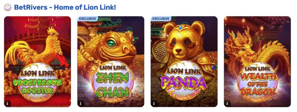 BetRivers Casino lion link slots exclusive