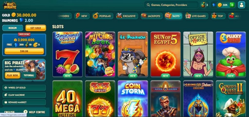 Big Pirate slot collection