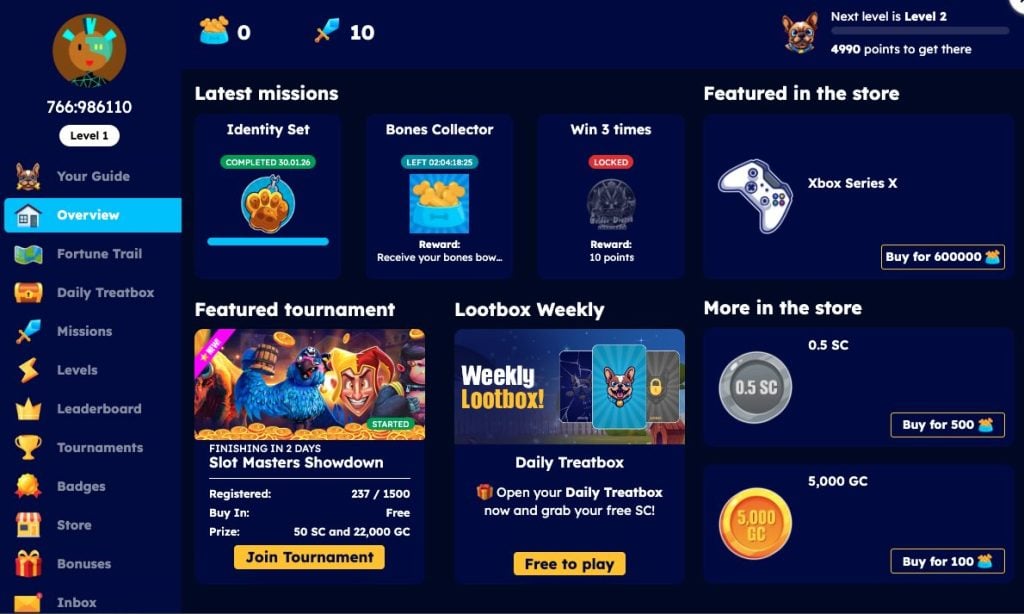 Big Shot Games existing user benefits