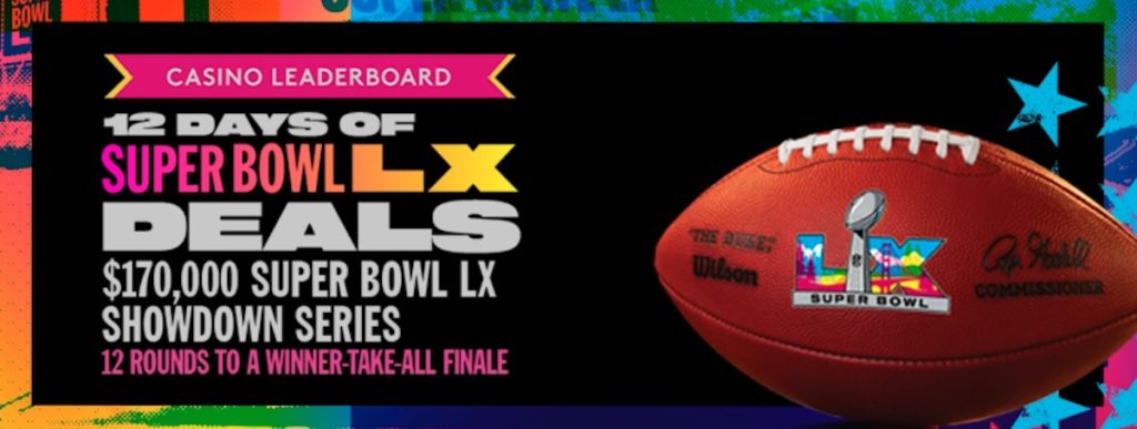Caesars Palace online casino, Super Bowl slot promo 2026