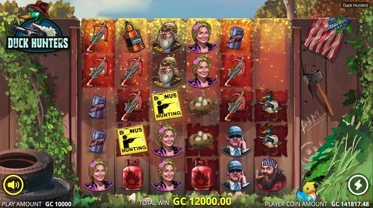 Duck Hunters slot bonus symbols
