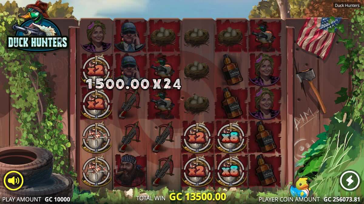 Duck Hunters slot multipliers