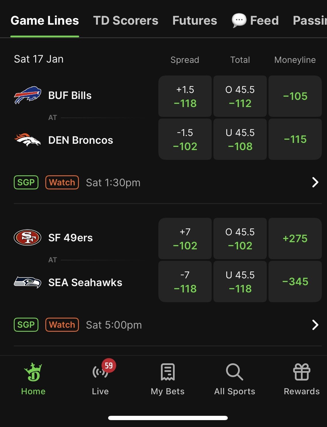 How To Bet on NFL game lines
