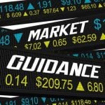 Stock Prices and Codes Run Across with 