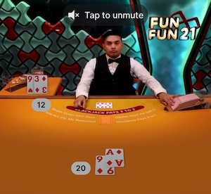 Infinite Fun Fun blackack at Party Casino