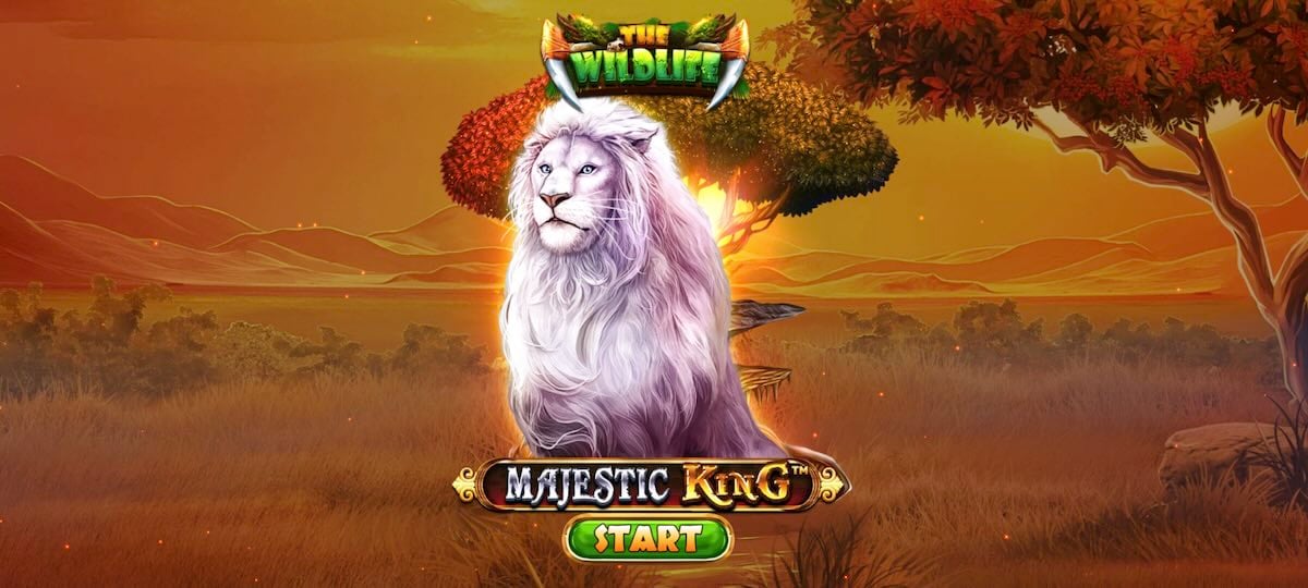 Majestic King slot home screen