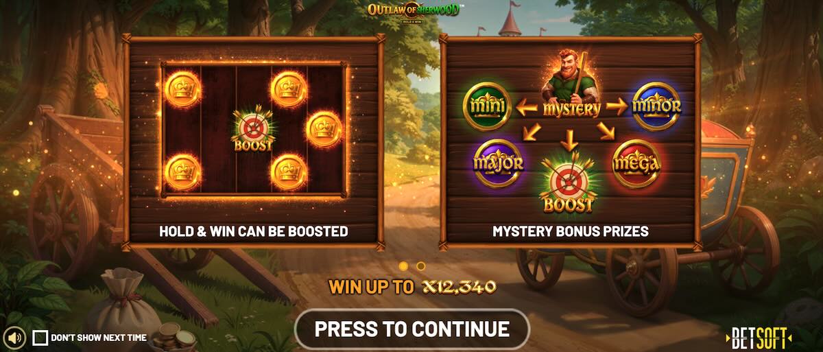 Outlaw of Sherwood slot bonus rounds