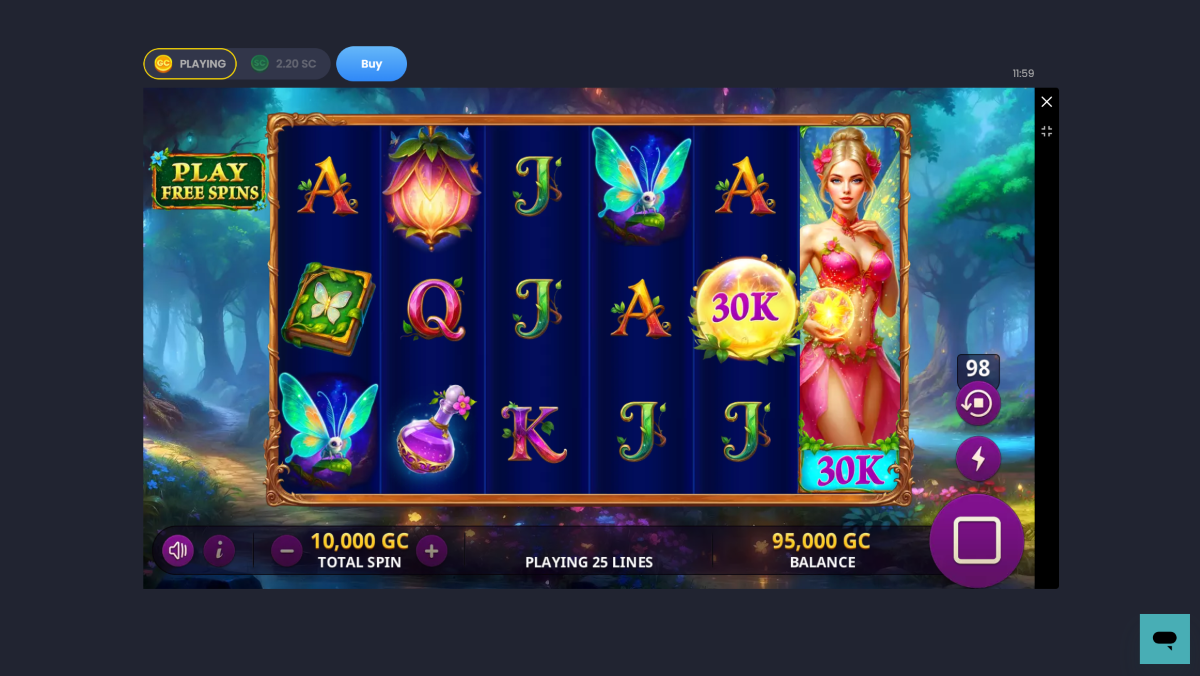 Splash Coins sign-up bonus games