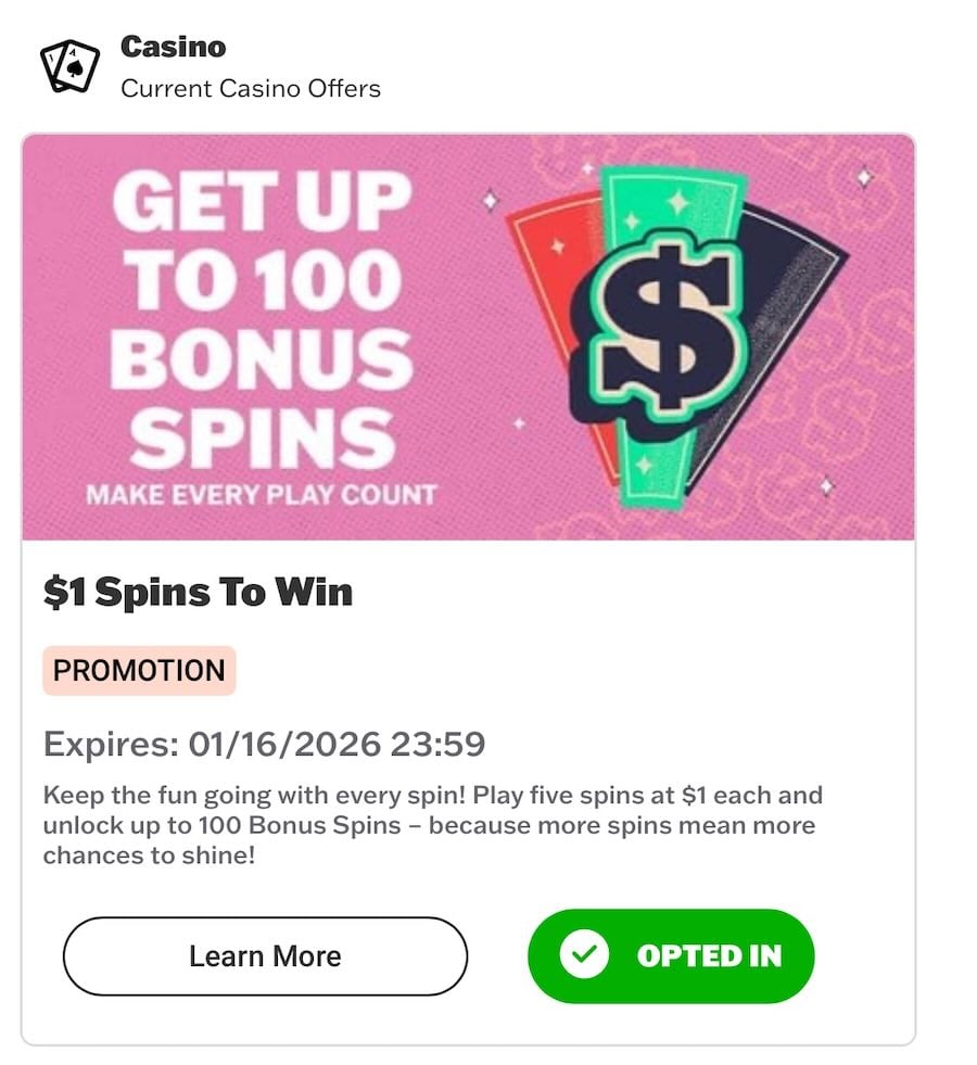 Wheel of Fortune Casino welcome bonus