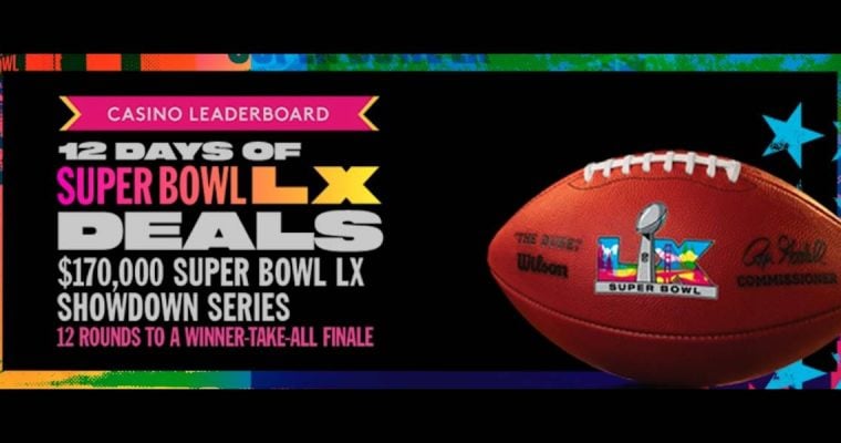 Caesars Casino super bowl slots promo 2026