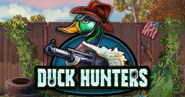 Duck Hunters logo for NoLimit City slot