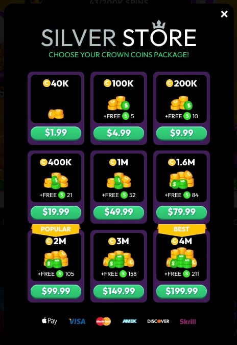 How you buy Crown Coins