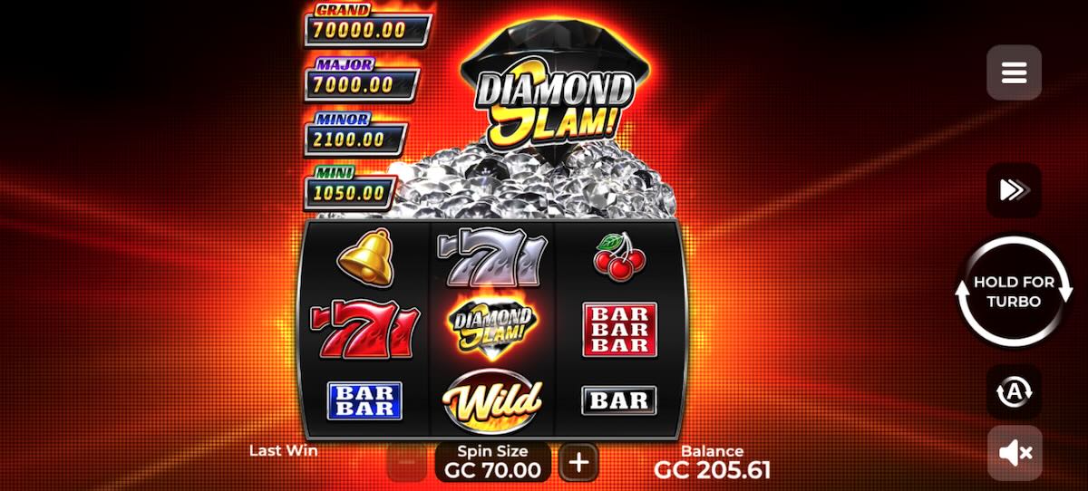 Diamond Slot reel setup