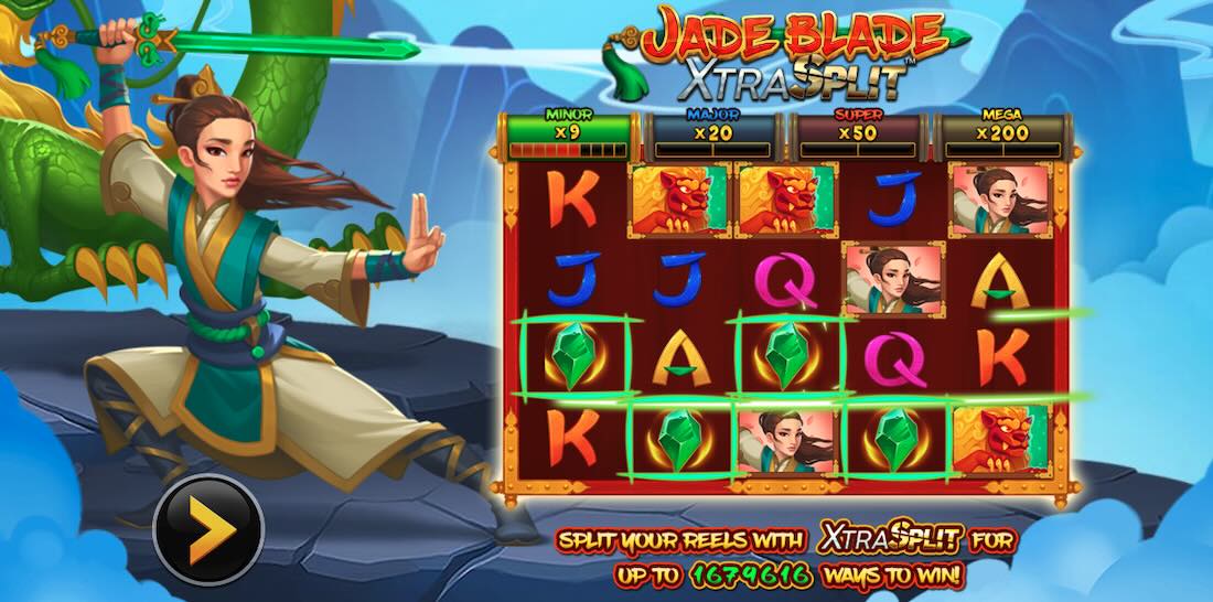 Jade Blade Xtra split home screen