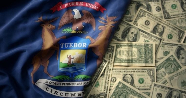 Michigan governor proposes tax increases for sports betting and online casinos.
