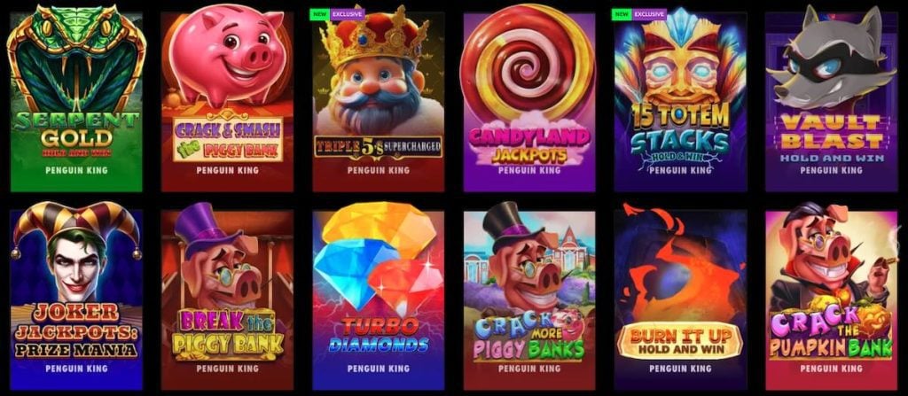 Penguin King slots at McLuck
