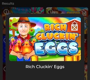 Rich Cluckin' Eggs at BetOcean