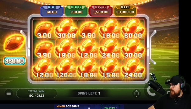 Touchdown Thunder full bonus