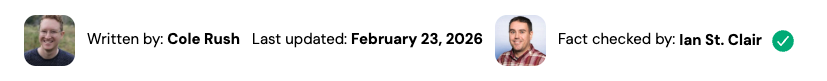 last updated review example with fact-checker displayed