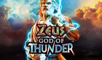 Zeus God of Thunder logo