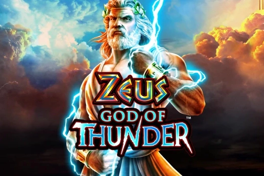 Zeus God of Thunder logo