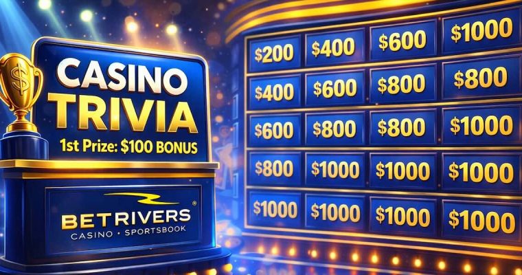 BetRivers Casino trivia contest in March 2026