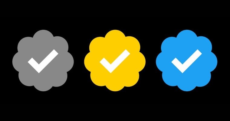 White Checks Inside Wavy Circles Represent Badges Symbols on X Platform