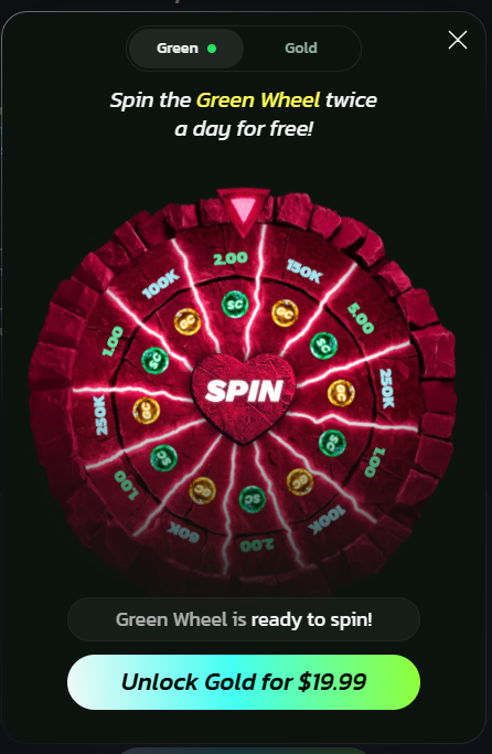 Daily Wheel Spin Available at StormRush
