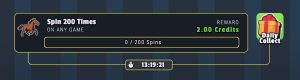 A screenshot showing a promo at GiddyUp Casino