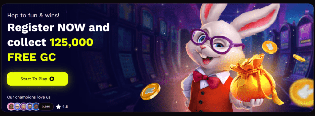 Jackpot Rabbit Review | Get 125,000 free GC