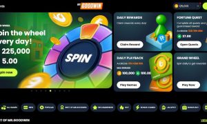 Mr. Goodwin Casino homescreen