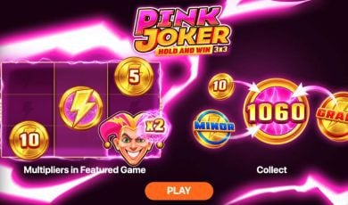 Pink Joker slot layout and wins