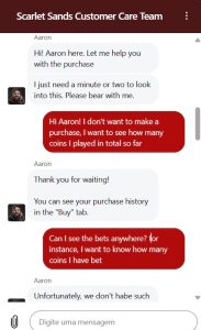 Scarlet Sands customer support