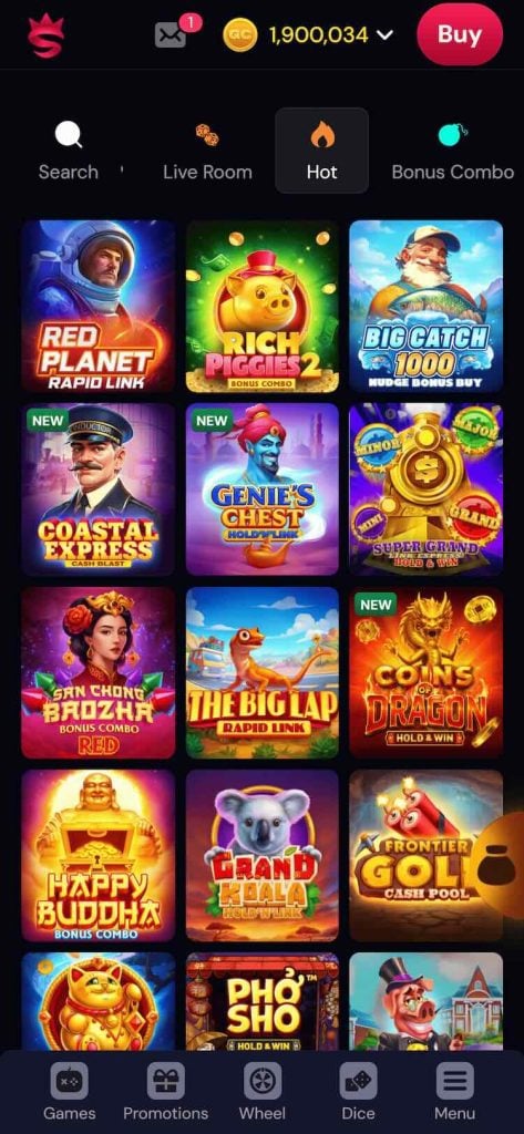 Scarlet Sands free slots