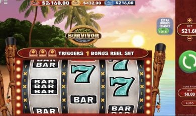 Survivor slot basegame