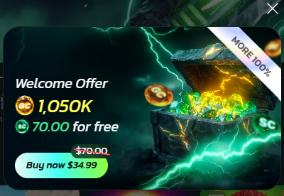 The StormRush Welcome Offer