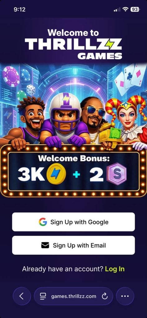 Thrillzz games new product